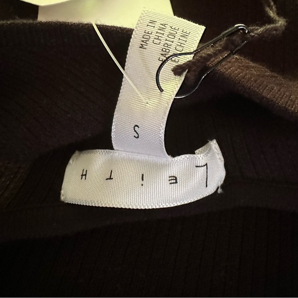 Leith knit black maxi dress NWT - Picture 4 of 5